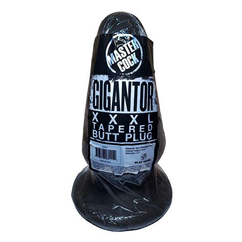 giant butt plug|Master Series Gigantor XXXL Tapered Butt Plug